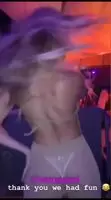 Alexa Collins slip while dancing caught on ig story