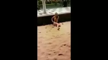 Getting naughty on the beach