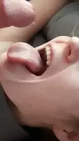 She loves my pre-cum