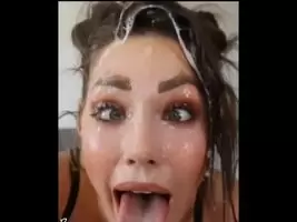 Taking it like a champ! 🍆💦😻