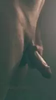 A slow sliding stroke in the shower