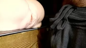 Pumping A Creampie Into Pussy Toy With Visible Orgasm Contractions