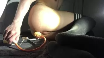 pushing it out...