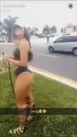guy taking pictures of her ass