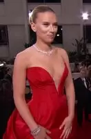 Scarlett Johansson looking hot as fuck at the Golden Globes