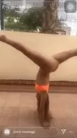 Failed handstand