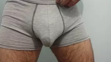 When he jumps out of the boxers, you'll see my balls 😉, do you like it?