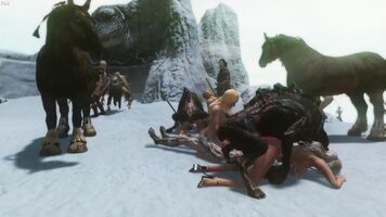 Monster orgy at the summit of the mountain