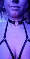 Finally! get to let my tits hang!