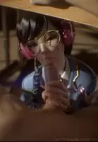 D.Va Glasses Blowjob