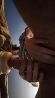 I could feel the cum building up so I had to take it slow
