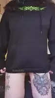 When you see an oversized hoodie you know you're in for a treat