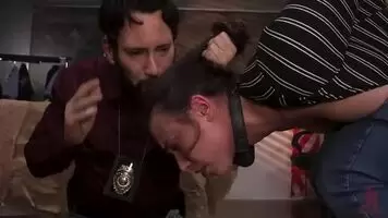 Dirty Cop Fucks & Abuses Evidence Clerk