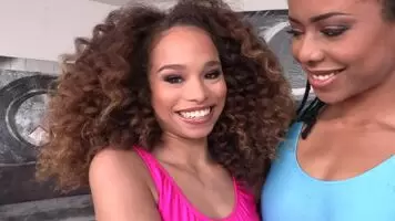Cecilia Lion shares her first lesbian anal experience with Kira Noir. Two lucky girls!
