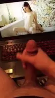 i accidentally made my bud cum and it was so fun 2 watch ;) if any one else wants to be my bud and I feed them porn and they can do vids just like this, add hertsgirls on kik, must have a second screen