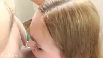 Unwanted surprise cum in mouth