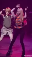 Blonde f Krystal in Red Light