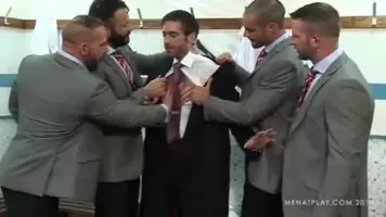 Football Lads Get Short With Their Coach