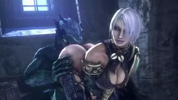 Ivy getting her butt licked,