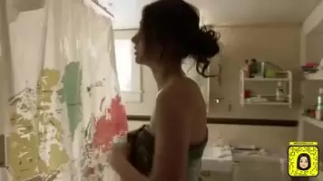Emmy Rossum's shower surprise