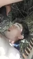 Country bro cums on his face