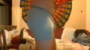 Dad Body, Booty, Bulge And Wipped Out For The Helecopter Dick! GIF
