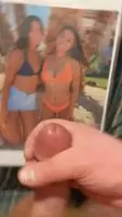 Draining my balls over two college hotties in bikinis