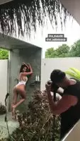 IG story - white swimsuit