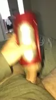 Hands free cum shot