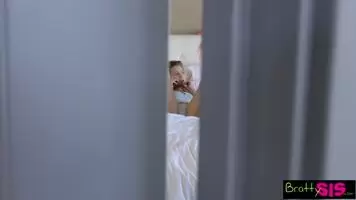 Horny brother's wish to replace his teen sister's toy comes true