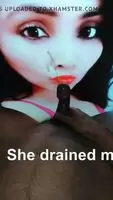 She drained my balls completely