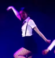 Red Velvet Joy - Juicy thighs in fishnets