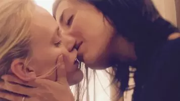 Ruth Vega Fernandez and Liv Mjönes in Kiss Me part 1