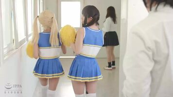 Yuri Fukada and Rika Aimi Cheerleader Sex 1