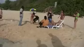 Eating Out On The Beach