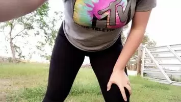 Outside jiggly titty drop