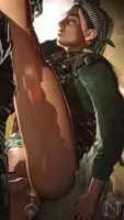 Farah Karim Standing Fuck