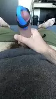Cum using something vibrating