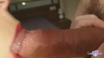 Blowjob And Deepthroat With Pulsating Oral Creampie