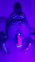 More UV play with my wonderful Lenea from Phreak Club toys