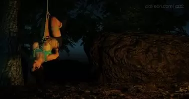 Lara fall into a trap