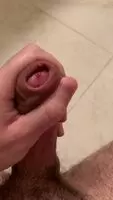 Slow volcanic release after a night of edging