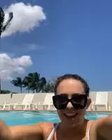 Ruby at the pool