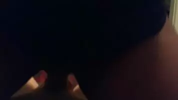 Getting choked, while riding his cock 😇