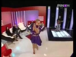 Dancing is not really advisable in that top...