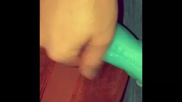 Pegging her with bad dragon