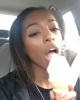 Soft served ice cream