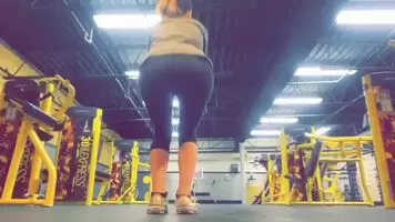 decided to get a little work out in today