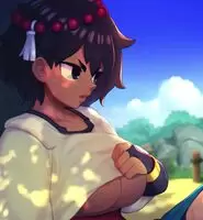 Ajna flashes her tits