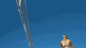 Every spike should be in slow motion...and shot from this angle.